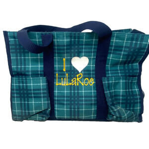 Thirty one Tote  Bag organize utility bag Keep It Caddy Navy and Green